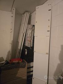 Libreria bianca laccata