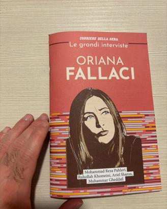 Trio libri le interviste di Oriana Fallaci