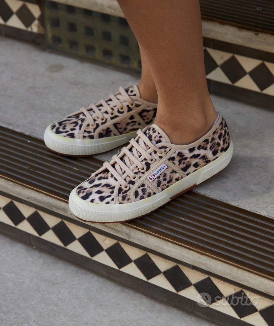 Superga leopardate clearance