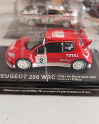 PEUGEOT 206 WRC- RALLYE MONTE CARLO 2003 - BURNS