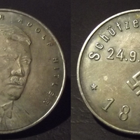 Moneta tedesca Schutzen Verein 1933 Wehrmacht WW2