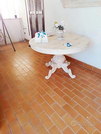 TAVOLO TONDO SHABBY ALLUNGABILE 