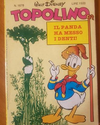 Topolino libretto Disney 1678 del 24 Gennaio 1988