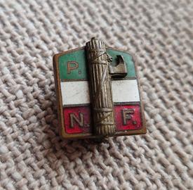 Spilla Distintivo Fascismo Fascista PNF Mussolini 