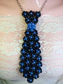 collana cravatta bottoni❣️