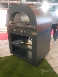 Forno clementi gold gas legna 2 bruciatori