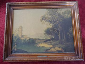 Quadro riproduzione Gozzi con cornice