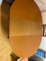 Tavolo rotondo allungabile in legno 120cm + sedie