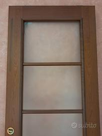 Porta scorrevole in legno ciliegio