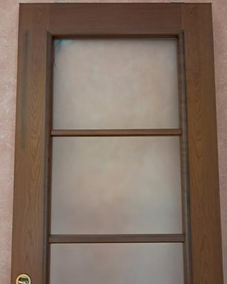 Porta scorrevole in legno ciliegio