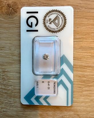 Diamante 0.41ct naturale