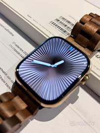 Apple  whatch 10 46 mm titanio gold