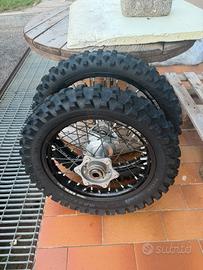 Ruote basse cerchi 17-14 come nuove ktm sx 85 2023