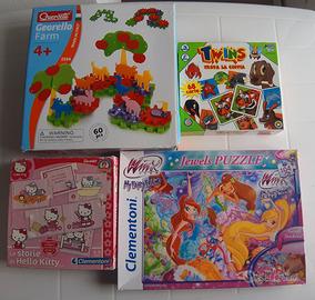 KIT 5 GIOCHI DI CREATIVITA' PER BAMBINA 3-5anni