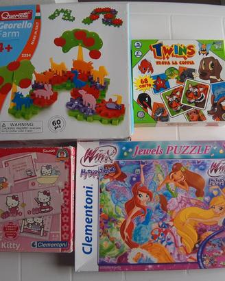 KIT 5 GIOCHI DI CREATIVITA' PER BAMBINA 3-5anni