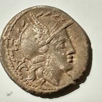 Moneta Romana Denario argento
