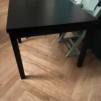 Tavolo nero 90 x 90 allungabile