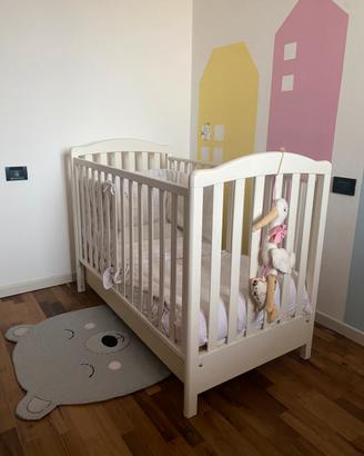 Lettino sponde in legno