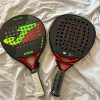 Set racchette padel joma game e bela pro