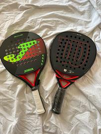 Set racchette padel joma game e bela pro
