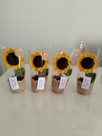 girasole all' uncinetto 