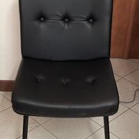 SEDIA FISSA COLORE NERO DIREZIONALE OPERATIVA