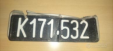 targa d'epoca austriaca 