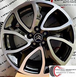 4 CERCHI IN LEGA RAGGIO 18 CITROEN MITSUBISHI