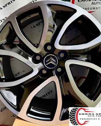 4 CERCHI IN LEGA RAGGIO 18 CITROEN MITSUBISHI