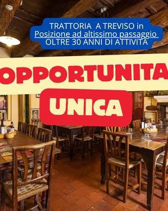 Trattoria storica attivita' da 30 anni a Treviso