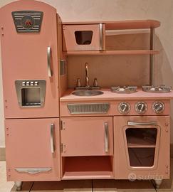 KidKraft Cucina Giocattolo in Legno Vintage Rosa,