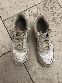Nike Air Force 1 bianche e blu - Taglia 38