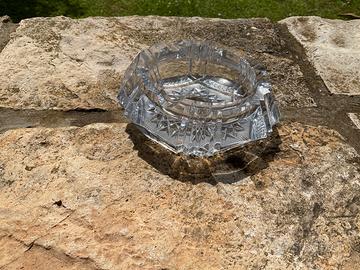 Cristallo di Boemia posacenere.