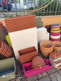 stock di vasi Veca, Euro3plast e terracotta