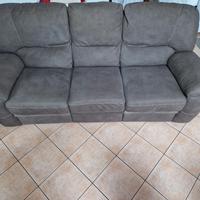 divano 3 posti con 2 recliner elettrici