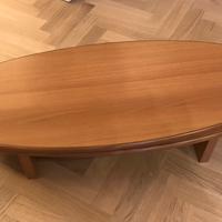 Supporto TV girevole con rialzo rialzo legno noce