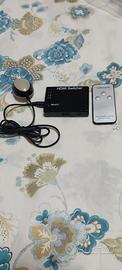 Switch hdmi 3 porte con telecomando