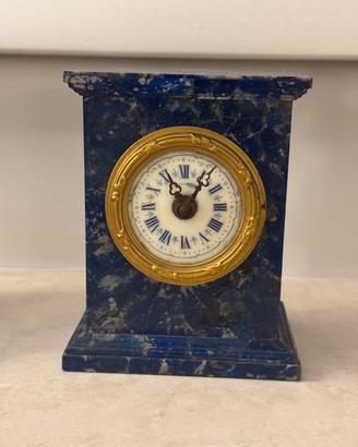 Orologio da tavolo d'epoca in lapislazzuli