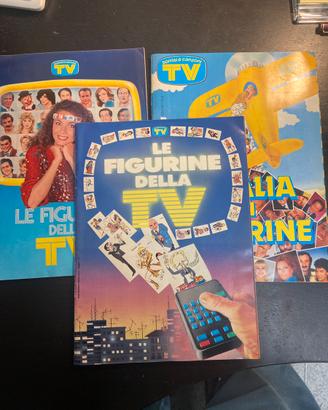 Tre albun figurine completi sorrisi e canzoni