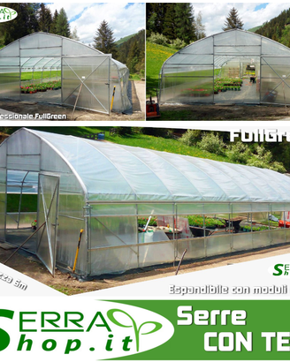 Serra tunnel professionale larghezza 6m agritunnel