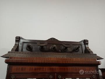 attaccapanni vintage in legno