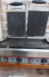PIASTRA PANINI BISTECCHIERA PROFESSIONALE IN GHISA