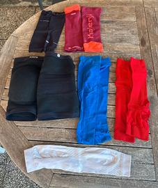 Kit pallavolo: ginocchiere manicotti scaldapolpacc