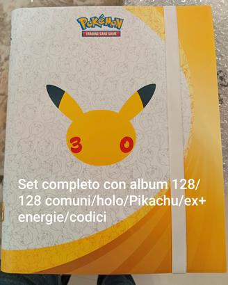 Album completo regular  30° Anniversario Pokémon 