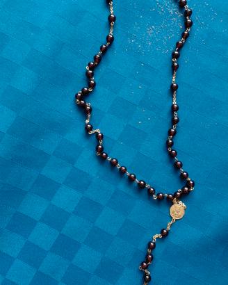 collana/ rosario in oro 