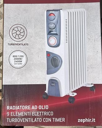Radiatore a olio