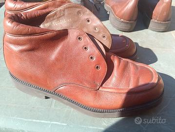 scarpe pelle marrone 