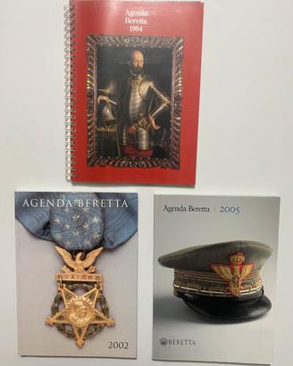 Agende Storiche Beretta 1994-2002-2005 Militaria