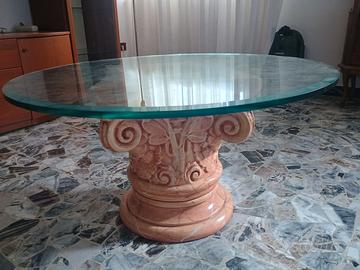 tavolo in cristallo da soggiorno