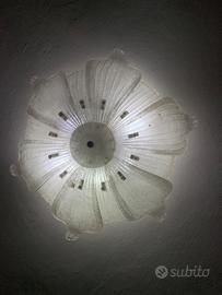 Lampadario vetro di murano